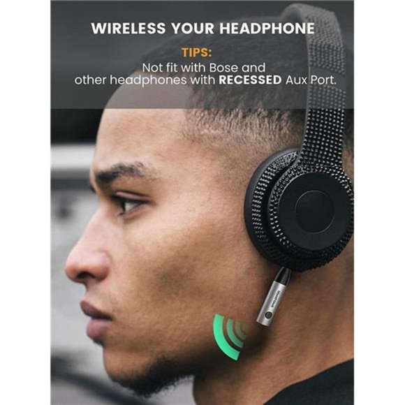 Bluetooth 5.0 Receiver, Bluetooth Aux Adapter/Portable Wireless Audio Car Kit - Picture 6 of 6